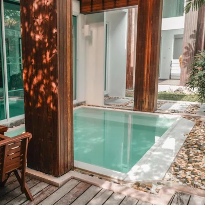 Pool Villa View — Sairee Hut Resort Koh Tao
